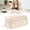 Beige, variant on Pencil Case Pencil Bags With Smooth Zipper Cute Pencil Case Multifunctional Pouch Large Capacity Pure Color Pen Bag Aesthetic Pencil Bag For Women Fashion Pencil Case Beige