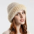 thumbnail image 4 of CoCopeaunt Women Winter Knit Beanie Hats Cozy Fleece Lined Soft Warm Students Bucket Hat, 4 of 7