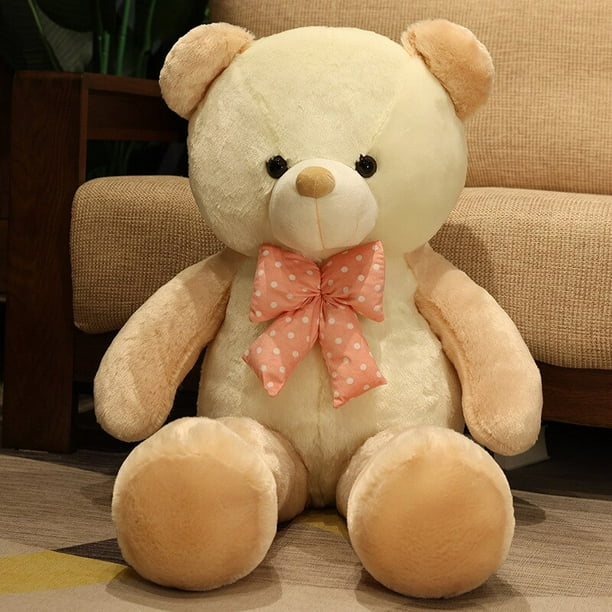 Oso de peluche gigante de Anime de gran tamaño, decoración de oso grande, muñeca para niños, amantes, regalos de Navidad, regalo de cumpleaños qym unisex