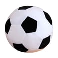 thumbnail image 5 of Thinsont Soft Soccer Ball Doll Pillow Football Cushion Plush Stuffed Round Child Toy Black white 30cm, 5 of 6