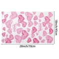 thumbnail image 3 of Unique Bargains Cotton Thick Large Animal and Floral Printed Kitchen Towels 18"x28" Pink Heart, 3 of 6