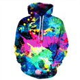 thumbnail image 3 of Sudadera con capucha con estampado 3D de grafiti divertido para hombre, sudadera con estampado de cielo estrellado y ojos coloridos, sudadera informal, sudadera holgada de manga larga, 3 of 5