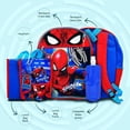thumbnail image 5 of Fast Forward Spiderman Child All Occasion Backpack with Lunch Bag - 5 Pcs Backpack Set for Kids, 5 of 6