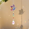 thumbnail image 2 of Cuadros Decorativos DIY 5D Diamond Painting Rainbow Maker Wind Chime Light Catcher (Mariposa) DQrwqpou Nuevos Originales, 2 of 6