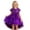 HB212 Purple, variant on Curuila Toddler Kids Girls Tutu Dress Solid Color Sequins Short Sleeve Crew Neck Elegant Dresses With Bow Size 3-4 Years Blue