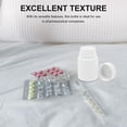 thumbnail image 4 of TEHAUX 20pcs Small Plastic Bottle White Compact Storage for Sample Bottles, 4 of 8