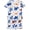 Dinosaur R, variant on WIBACKER 2-Piece Summer Pajamas for Kids Boys Fire Truck Short Sleeve Tee and Shorts Toddler Cool PJs Set Size 3-12Y