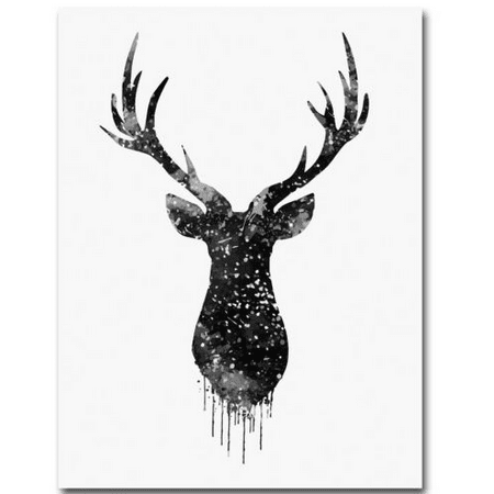 Deer Head Animal Wall Art Oil Painting Giclee Landscape Canvas Prints For Home Decorations Unfamed Walmart Canada