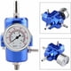 thumbnail image 2 of Regulador de presión de combustible Desiderio, kit de manguera de calibre del regulador de presión de combustible de 0 a 140 psi ajustable (azul), 2 of 5