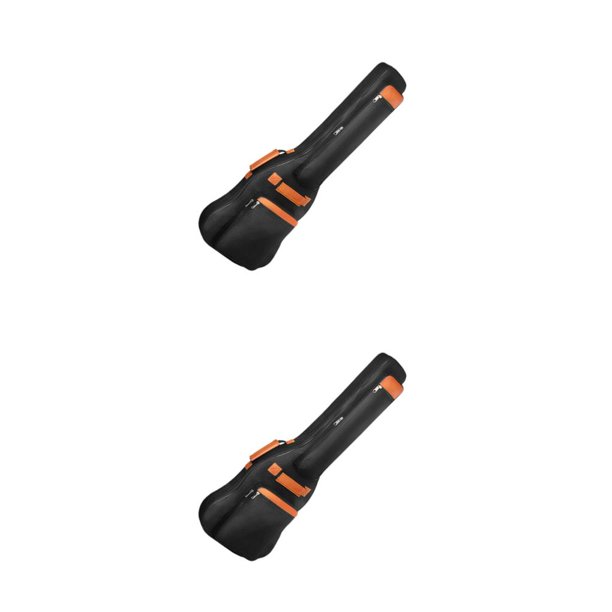 Kearding Bolsa eléctrica portátil Estuche acústico Tela Oxford impermeable Guitarra 2Conjunto