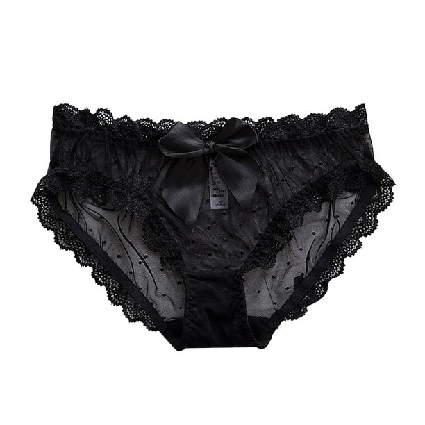 Sale Bow Tie Cute Girl Womens Panties Underwear Transparent Womens