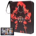 thumbnail image 1 of Carpeta para cartas de 9 bolsillos, doble cara, con cierre de cremallera, PU leather, 1 of 6