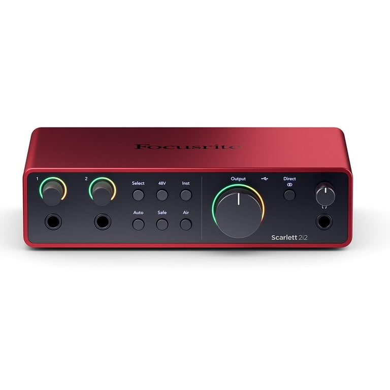 DTM・DAW Focusrite Scarlett 2i2 Focusrite Scarlett 2i2 4th Gen USB 2x2 Audio Interface
