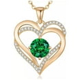 thumbnail image 6 of SEPARQI Eternal Heart Necklace Women Love Heart Pendant Clavicle Chain, 6 of 8