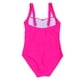 thumbnail image 4 of Traje de baño de una pieza para mujer, trajes de baño conservadores de moda con correas para los hombros para fiesta en la playa, natación, rosa rojo XL, 4 of 6
