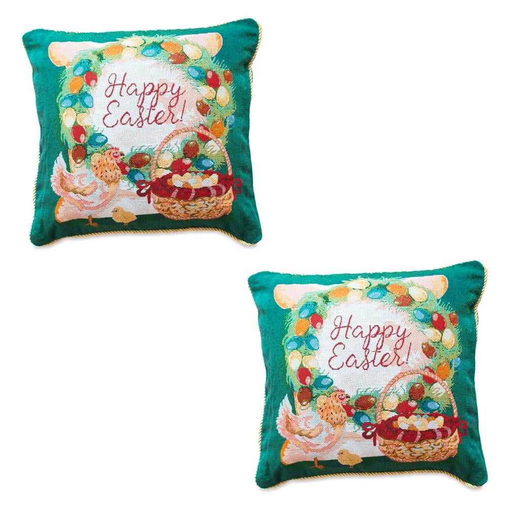 easter pillow covers