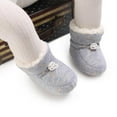 thumbnail image 4 of Newborn Baby Boys Girls Cotton Winter Warm Snow Boots Soft Sole Prewalker Non-Skid Boots For Infant Toddler 0-6 Months, 4 of 9