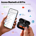 thumbnail image 5 of Smart Pantalla Audífonos  Labg Bluetooth 5.4 Anc Auriculares  negros, 5 of 5