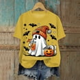 thumbnail image 2 of Towmus Halloween Shirt for Women Graphic T-shirt Casual Crew Neck Short Sleeve Tee Tops, 2 of 4