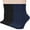 A-Black/Dark Navy, variant on Loritta Women Crew Socks, Soft Cotton Dress Socks Pack Athletic Socks for Women, Size 9-11, 8 Pairs