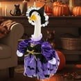 thumbnail image 4 of Hoosue Porch Goose Outfits Halloween Gothic Style Pumpkin Bat Decor, 4 of 9