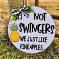 thumbnail image 3 of Vikakiooze Home Hanging Decoration Funny Pineapple Welcome Home Hanger Welcome Sign Home Outdoor Decor, 3 of 8