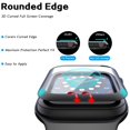 thumbnail image 2 of Protector de pantalla de vidrio templado para Apple Watch de 44 mm, paquete de 2, 2 of 8