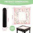 thumbnail image 2 of American Mahjong Mat with Rules, 31" Square Non-Slip Rubber Table Cover, Silent Noise-Reducing Gaming Mat for Mahjong, Card Games, Dominoes, Easy Storage Roll-Up Design, 2 of 9