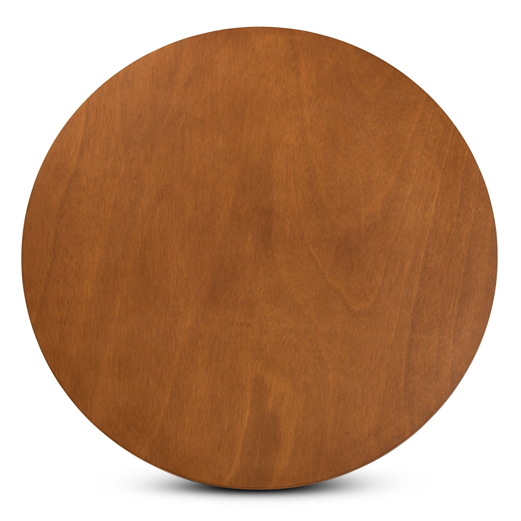 Baxton Studio Alayna Modern and Contemporary Walnut Brown Finished 35-Inch-Wide Round Wood Dining Table