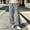 Gray, variant on Women's Elastic Waist Jogger Pants, Loose Cuffed Design, Casual Daily Trousers for All Day Wear Navy S