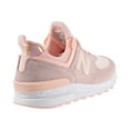 thumbnail image 3 of New Balance 574 Women's Shoes White/Pink ws574-snc, 3 of 6
