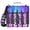 Trees under the Starry Sky, variant on 3 Ring Zipper Binder with Shoulder Strap Waterproof Trapper Keeper 2 Inch D-Ring 500 Sheets Capacity Ink Basketball
