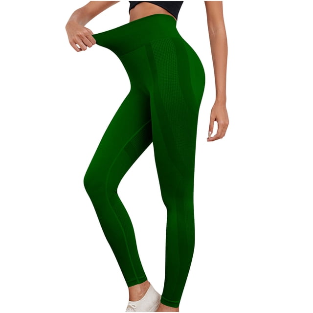 FAIWAD Leggings for Womens High Waisted Butt Lift Compression Yogs Pants Slim Stretch Workout Pants