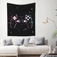 thumbnail image 2 of ZNDUO Electronic Handle Game Art Pattern Wall Tapestry, Tapestries for Living Room Bedroom Dorm Classroom Office Decor 60x51 Inch, 2 of 8