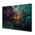 thumbnail image 2 of Designart "Essence in Motion Fluid Abstraction III" Abstract Liquid Ink Metal Wall Art Prints, 2 of 5