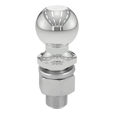 CURT 40078 2-5/16-Inch Chrome Trailer Hitch Ball, 15,000 lbs, 1-1/4 x 2-5/8-Inch Shank, Packaged