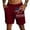 Wine&09#0423A, variant on Fabrcox 1776-2026 250 Anniversary USA Shorts Mens Flag Print 4th July Shorts Men Lightweight Beach Celebration Mens Patriotic Shorts with Pockets Gray XXL