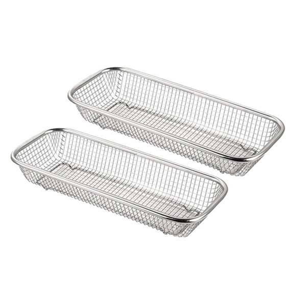 Greenadscape 2Ud Cesta De Malla De Acero Inoxidable Para Uso En Lavavajillas Para Utensilios Y Accesorios