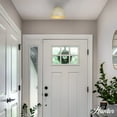 thumbnail image 3 of Hunter - Erling 1-light Sandstone, Small Flush Mount Light, Dimmable, Modern Style, Dome Shaped, for Bedrooms, Kitchens, Dining, Living Rooms - 48134, 3 of 7