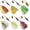 6PCS, variant on Spinnerbait Fishing Lures, Bass Fishing Spinner Baits Hard Metal Buzzbait Multicolor Spinnerbait Jigs for Bass Pike Trout Salmo 6pcs