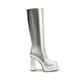 thumbnail image 2 of DREAM PAIRS Women's Platform Heeled Knee High Boots, Long Chunky Tall Gogo Boots for Fall, 2 of 7