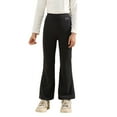 thumbnail image 2 of Girls Flared Pants Winter Warm Lined Trousers Soft Comfortable Casual Outfit Micro Bottom Leggings, 2 of 6