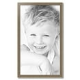 thumbnail image 2 of ArtToFrames 22" x 38" Aged White Gold Picture Frame, 22x38 inch Silver Wood Poster Frame (WOM-2036),  Pack, 2 of 7