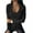 Black, variant on Auburet Womens pullover V-Neck Ribbed Slim Fit Thin Sweater Long Sleeve Shirt Basic Tunic Tops