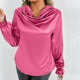 thumbnail image 6 of Pohista Women's Blouses Plus Size Tunic Long Sleeve Tops for Women Plus Womens Tops Dressy items, 6 of 8