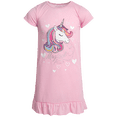 thumbnail image 5 of Sweet & Sassy Girls' Pajamas - 2 Pack Sleep Shirt Nightgown Pajamas (Size: 4-14), 5 of 7