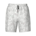 thumbnail image 4 of Lsque Mens Swim Trunks Cute Poodle Dog Pattern - Bathing Suit Compression Liner - Beach Swim Shorts Swimwear - (S-3XL) - Stretch Quick Dry -3X-Large, 4 of 9