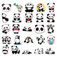 thumbnail image 4 of Pegatinas de panda, 50 pegatinas de graffiti creativas y modernas, pegatinas decorativas de dibujos animados para equipaje, scooter, tableta y coche, 4 of 4