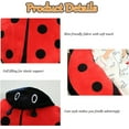 thumbnail image 4 of Wearable Ladybug Plush Pillow - Cute Warm Removable Oversized Giant Pillow, Stress Relief Sleeping Pillow for Children & Adults, 4 of 7