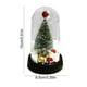 thumbnail image 3 of Adorno LED para árbol de Navidad | Mini árbol de Navidad decorativo luminoso de sobremesa | Cúpula única de bola de nieve iluminada | Decoración de mesa de invierno para casas de vacaciones - 1 pieza, 3 of 6